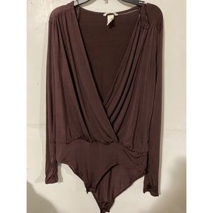 Purple long sleeve top